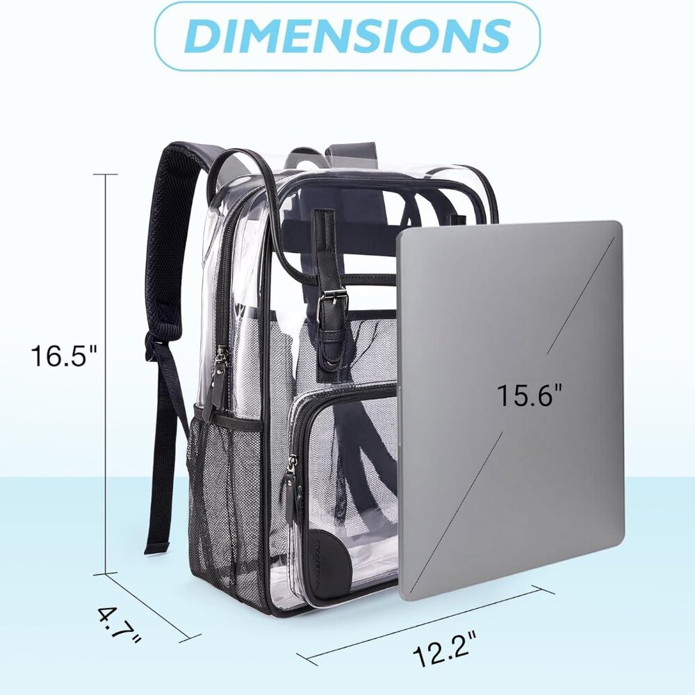 Clear Backpack by mommore - Picture 3 of 6